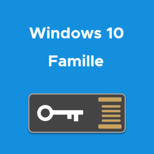 Clé Activation Windows 10 Famille