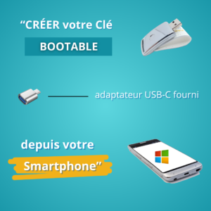 Boot créé avec un smartphone