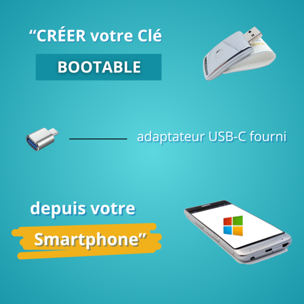 Boot créé avec un smartphone