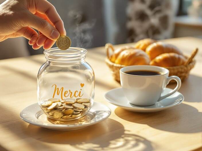 café et croissants