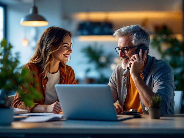 LEs clients contactent Support Enligne par téléhpne