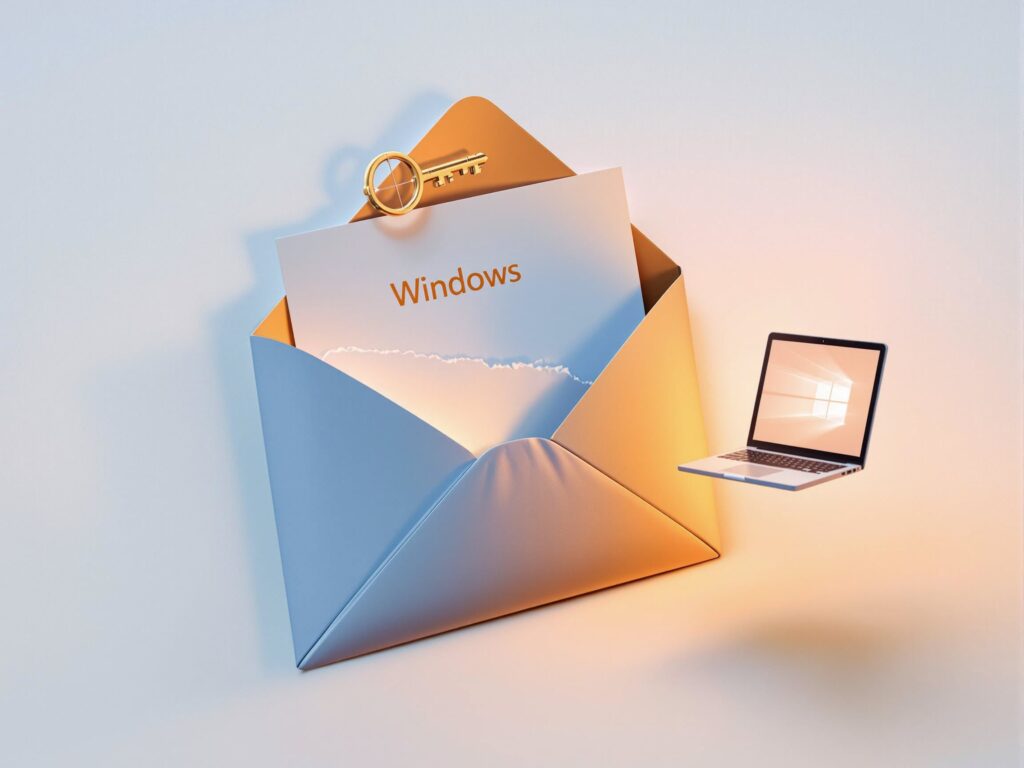 envoi de licence par email