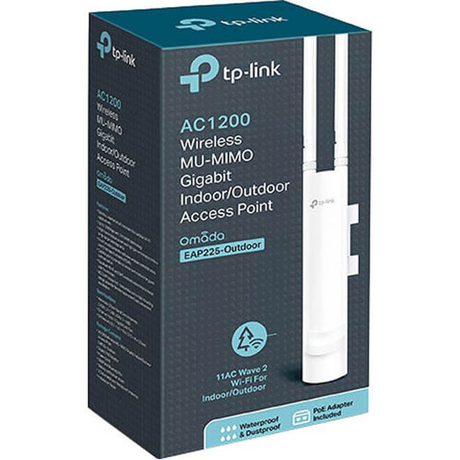 Point d'accès Wi-Fi Dual Band AC1200 : TP-LINK-EAP225-OUTDOOR