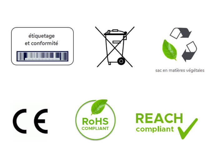 étiquetage et conformité